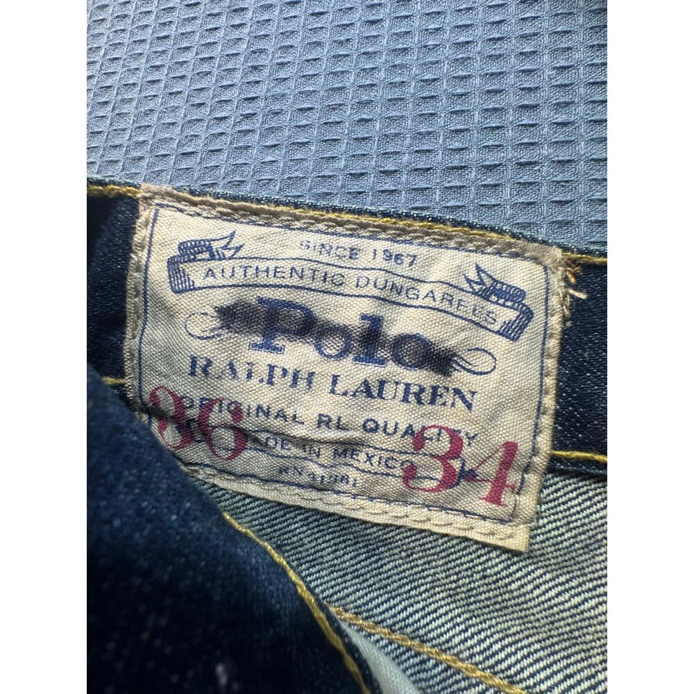 Polo Ralph Lauren THE VARICK SLIM STRAIGHT Men's Jeans Sz 36 Blue Brand New - Picture 4 of 10